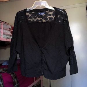 Black American Eagle lace back Cardigan!